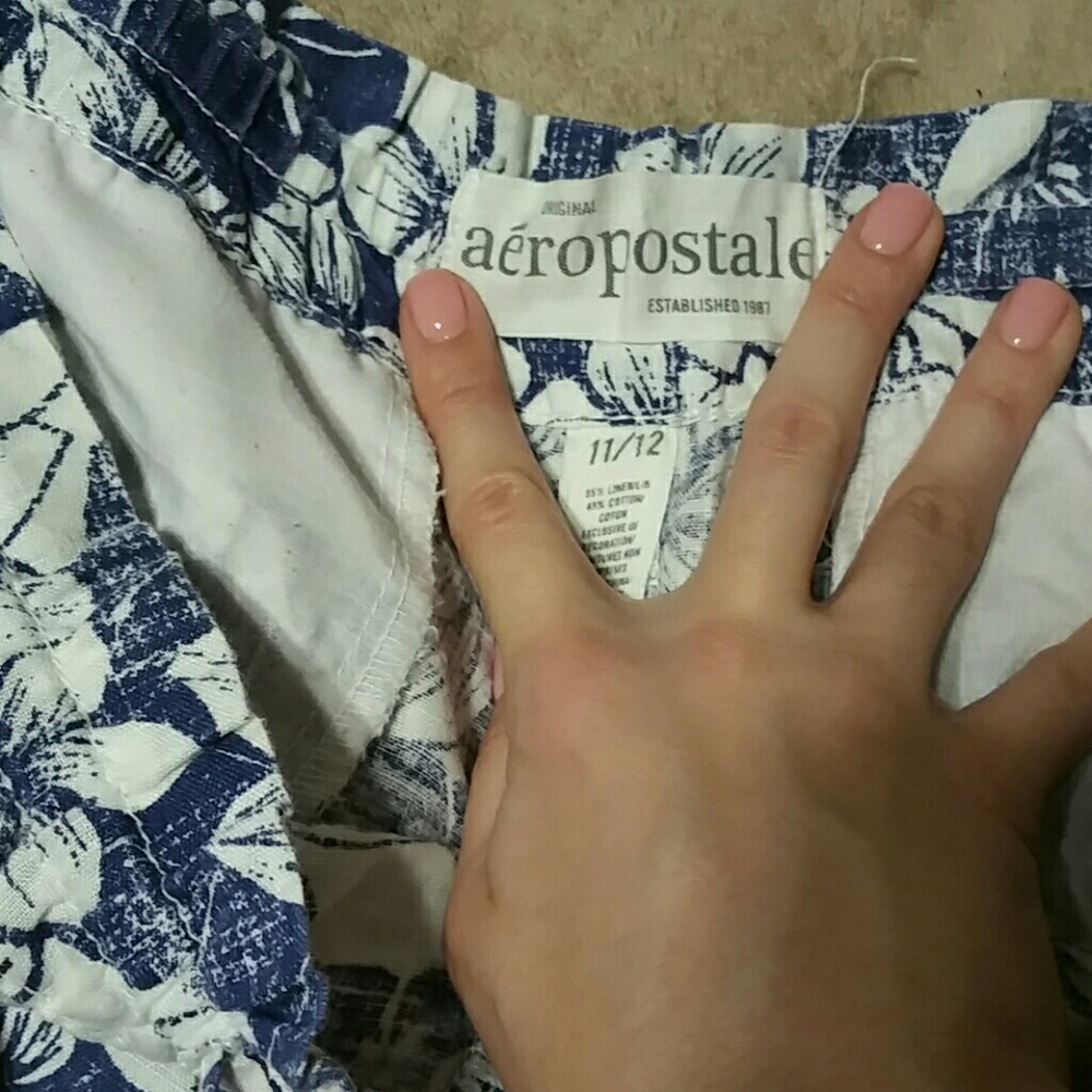 Aeropostale Women's Hawaiian Shorts sz 11/12 - Picture 2 of 3